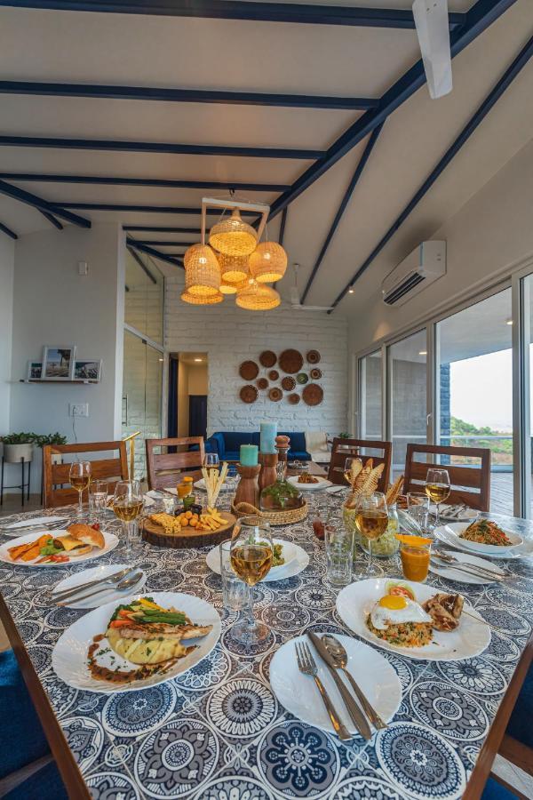 Saffronstays Kaia Waters By Kosha Villas, Pawna - Greek Style Villa With Panoramic View Of Pawna Lake Kolvan Bagian luar foto
