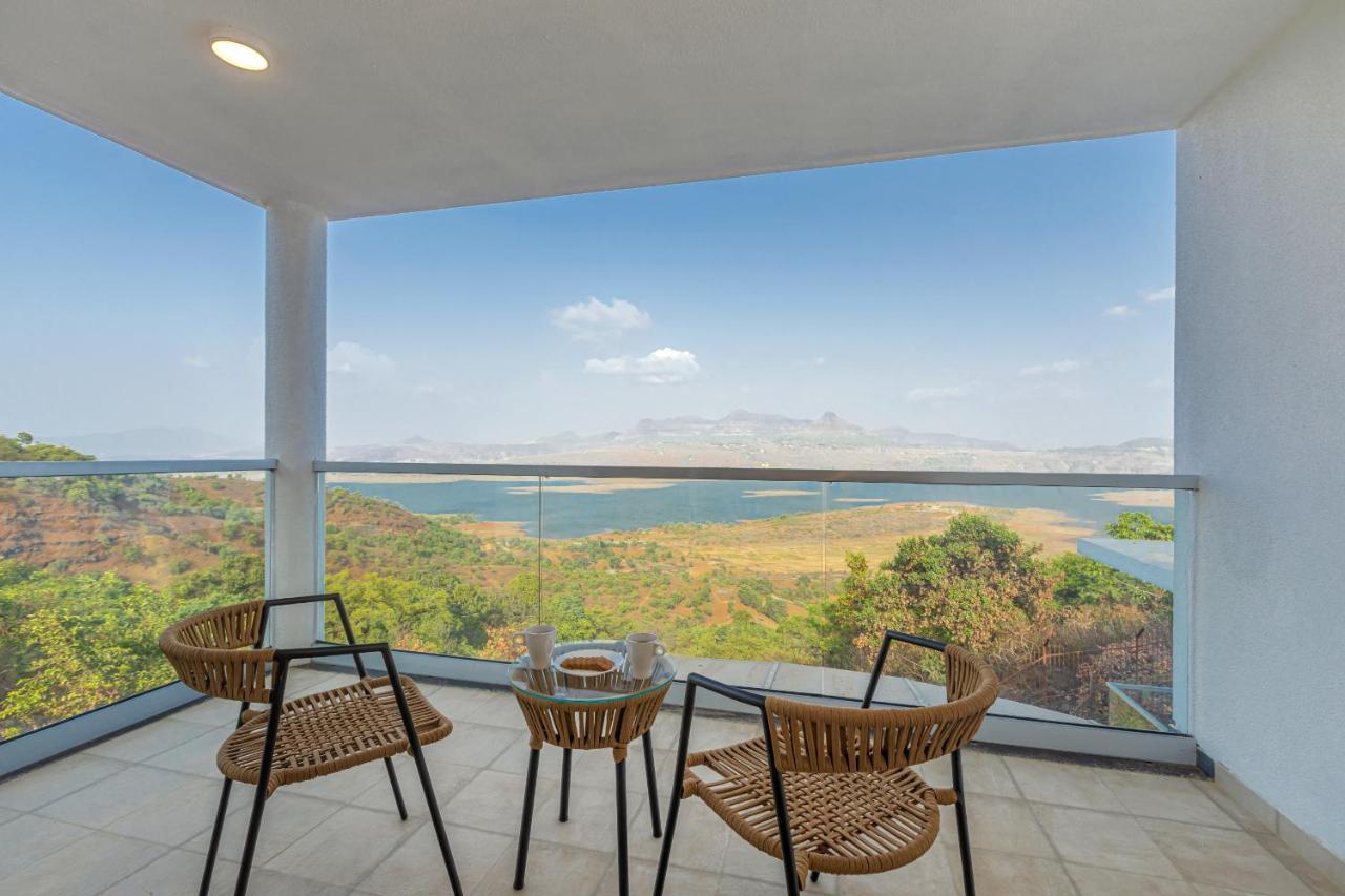 Saffronstays Kaia Waters By Kosha Villas, Pawna - Greek Style Villa With Panoramic View Of Pawna Lake Kolvan Bagian luar foto
